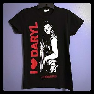 Walking Dead I Heart Daryl Graphic T-shirt